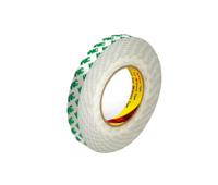1136712  White Double Sided Tape, 0.038mm Thick, 15.5 N/cm, PVC Backing, 1m x 50m