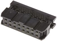 t812116a100ceu Amphenol Communications Solutions 16-Way IDC Connector Socket for Cable Mount, 2-Row