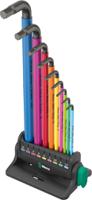 05133165001 Wera 10 piece L Shape Metric Hex Key Set, 1.5 mm, 2.5 mm, 2 mm, 3 mm, 4 mm, 5 mm, 6 mm, 8 mm, 10 mm