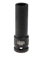 920613n Teng Tools 13mm, 1/2 in Drive Impact Socket, 21 mm length