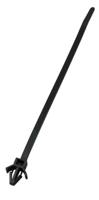 224-3188 RS PRO Cable Tie, 170mm x 4.8 mm, Black Nylon, Pk-100