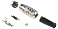 491-166 RS PRO 5 Pole Din Plug, 1A, 100 V ac, Push Lock, Male, Cable Mount