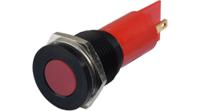 q16f1bxxr24e APEM Q16 Series Red Panel Mount Indicator, 24V dc, 16mm Mounting Hole Size, Faston, Solder Lug Termination, IP67