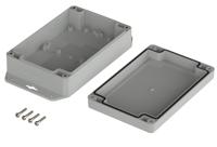07815105-xt-151005-wl-7035 Bopla Euromas X Series Light Grey ABS Enclosure, IP66, IP68, IK07, Flanged, Light Grey Lid, 150 x 100 x 45mm