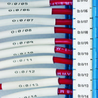 m61c-625-422 Brady B-422 Polyester White Cable Labels, 15.88mm Width, 1 Qty