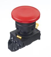 yw1b-a4e10r Idec YW Series Illuminated Push Button Complete Unit, Panel Mount, 22mm Cutout, SPST, IP65
