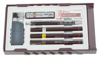 s0699380 Rotring Black Isograph Pen Set, 0.25 → 0.5 mm Tip Size