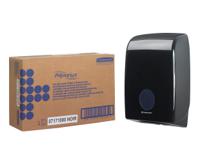 7171 Aquarius ABS Black Wall Mounting Paper Towel Dispenser, 265mm x 136mm x 399mm