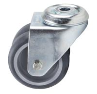 1970pjo075p30-13 Tente Swivel Castor Wheel, 80kg Capacity, 75mm Wheel