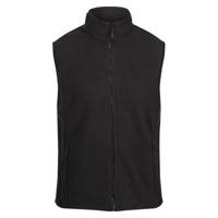 tra700blk-l Bodywarmer Black Fleece Large