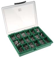 395-434 RS PRO Stainless Steel 1905 Piece Pozidriv Drive Screw/Bolt Kit