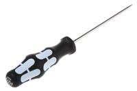 032002 Wera Slotted  Screwdriver, 3.5 mm Tip, 100 mm Blade, 181 mm Overall