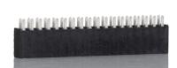 ssw-118-01-t-d Samtec SSW Series Straight Through Hole Mount PCB Socket, 36-Contact, 2-Row, 2.54mm Pitch, Solder Termination