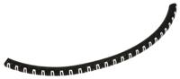 901-10344 HellermannTyton Helagrip Slide On Cable Markers, White on Black, Pre-printed "0", 1 → 3mm Cable, for Cables &