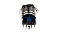 811-8540 RS PRO Illuminated Push Button Switch, Momentary, Panel Mount, 22mm Cutout, SPDT, Green LED, 250V ac, IP65, IP67