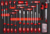 255-5036 RS PRO 6 Drawer Steel Wheeled Tool Chest Tools Included