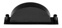 67-25 Southco Black Aluminium, Stainless Steel Drawer Handle 29.5 mm Height, 106mm Length