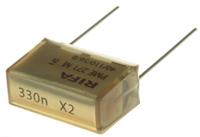 pme271m633kr30 KEMET Paper Capacitor 330nF 275V ac ±10% Tolerance PME271M Through Hole +110°C