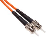 738-8486 RS PRO ST to ST Simplex Multi Mode OM1 Fibre Optic Cable, 62.5/125μm, Orange, 25m