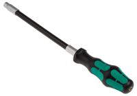 05028148001 Wera Hexagon Nut Driver, 6 mm Tip, 167 mm Blade, 265 mm Overall