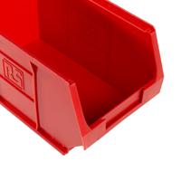 484-4034 RS PRO PP Storage Bin, 240mm x 150mm x 130mm, Red