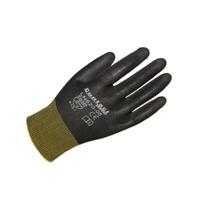 ln620-07 Liscombe Black Nylon Nylon Work Gloves, Size 7, Polyurethane Coating
