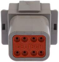 dt04-08pa Deutsch, DT Automotive Connector Socket Grey 8 Way DT04-08PA