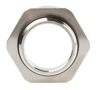 52104584 Lapp Cable Gland Adaptor, M32 Exterior Thread, M40 Interior Thread, Nickel Plated Brass, SKINDICHT Series