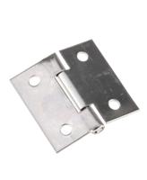 52-1-4038 Pinet Stainless Steel Butt Hinge, Screw Fixing, 30mm x 30mm x 0.8mm