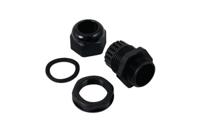 cg-m25-13-18mm HellermannTyton Connectivity CG Series Black Cable Gland Kit, M25 Thread, 13mm min., 18mm max.