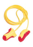 3301106 Honeywell Safety Pink, Yellow Disposable Corded Ear Plugs, 35dB Rated, 100 Pairs