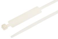 812-1552 RS PRO Cable Tie Cable Markers, Natural