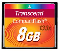 ts8gcf133 Transcend CF133 CompactFlash 8 GB MLC Compact Flash Card