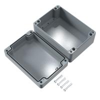 01142009 Rose Aluminium Standard Series Grey Die Cast Aluminium Enclosure, IP66, IK09, Grey Lid, 200 x 140 x 90mm