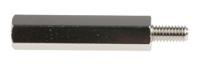 806-6733 RS PRO Standoff, M4 x M4 Thread, 30mm Body, Brass, Male/Female, 8mm Stud