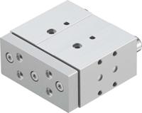 dfm-25-30-p-a-gf Festo Pneumatic Guided Cylinder - 170849, 25mm Bore, 30mm Stroke, DFM Series, Double Acting
