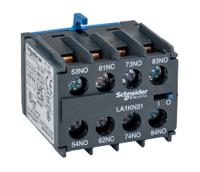 la1kn31 Schneider Electric Auxiliary Contact, 4 Contact, 1NC + 3NO, Front Mount, TeSys K LA1K