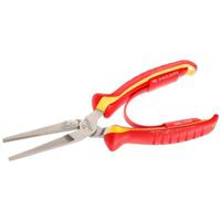 188a20ve Facom Flat Nose Pliers, 200 mm Overall, Flat Tip, VDE/1000V