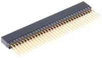 m20-6103245 HARWIN Straight Through Hole Mount PCB Socket, 64-Contact, 2-Row, 2.54mm Pitch, Solder Termination