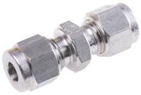 scm6-316 Parker Stainless Steel Pipe Fitting, Straight Union 6mm 6mm