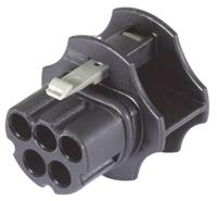 z556598531 Wieland RST20i4 Series Cover, 4 → 5-Pole, Male, 1-Way, Cable Mount