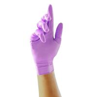gp0073 Unigloves Violet Powder-Free Nitrile Disposable Gloves, Size 8, Medium, 100 per Pack