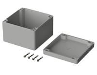 03227000 Bopla Euromas Series Light Grey ABS Enclosure, IP66, Light Grey Lid, 122 x 120 x 85mm