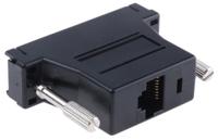818-716 RS PRO D Sub Adapter Male 25 Way D-Sub to Female RJ45