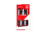 253-9676 RS PRO Hexagon Nut Driver Set, 5.5 mm, 6 mm, 7 mm, 8 mm, 10 mm Tip, 125 mm Blade, 225 mm, 235 mm Overall