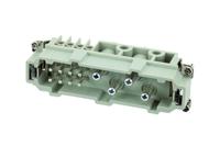 c146-10a012-100-13 Amphenol Industrial Heavy Duty Power Connector Insert, 80A, Male, Heavy Mate C146 Series, 12 Contacts