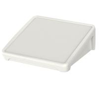 35122076hmt1 Bopla BoPad Series White ABS Desktop Enclosure, Sloped Front, 226 x 220 x 83.70mm