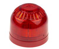 psc-0047 Klaxon Red Sounder Beacon, 17 → 60 V dc, IP21, 106dB at 1 Metre