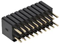 251-4343 RS PRO Straight Through Hole Mount PCB Socket, 20-Contact, 2-Row, 1.27mm Pitch, Solder Termination