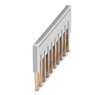 3030160 Phoenix Contact FBS 10-4 GY Series Plug-in Bridge for Use with DIN Rail Terminal Blocks, 17.5A